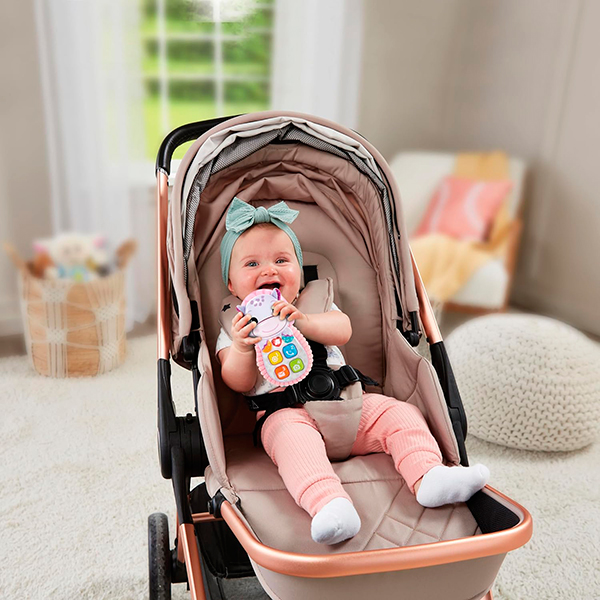 Baby Telefone Hipo Pop It Rosa - Imagem 1