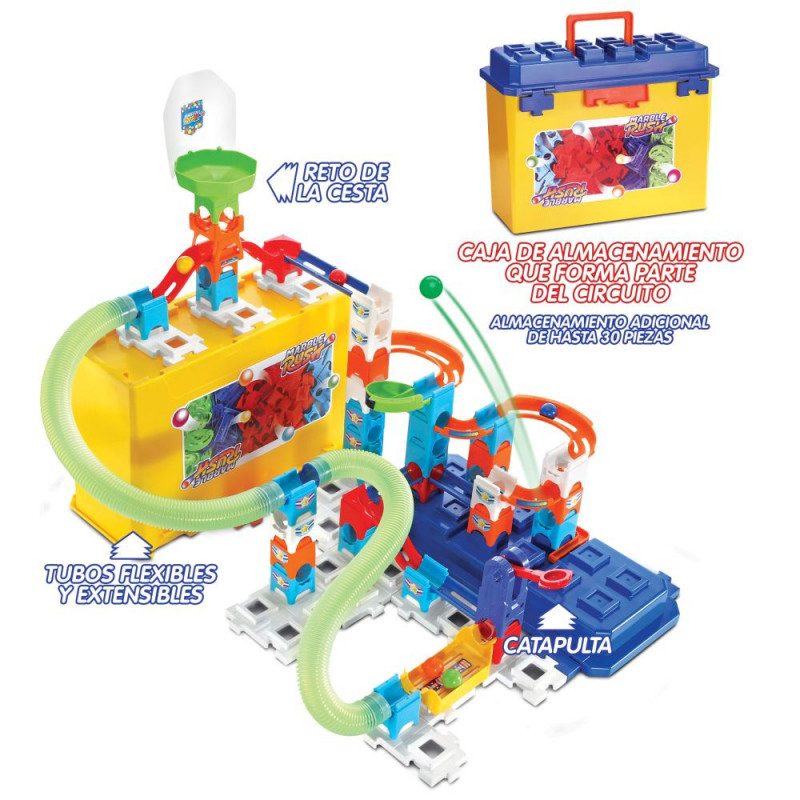 Marble Rush Storage Box Circuito de Canicas - Imagen 1