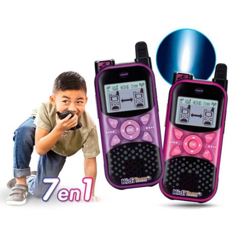 KidiTalkie Explorer Rosa - Walkie talkies infantis - Imagem 1