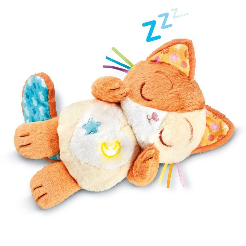 Vtech - Bebé Gatinho Sonhos Doces Peluche Dormindo - Imagem 1