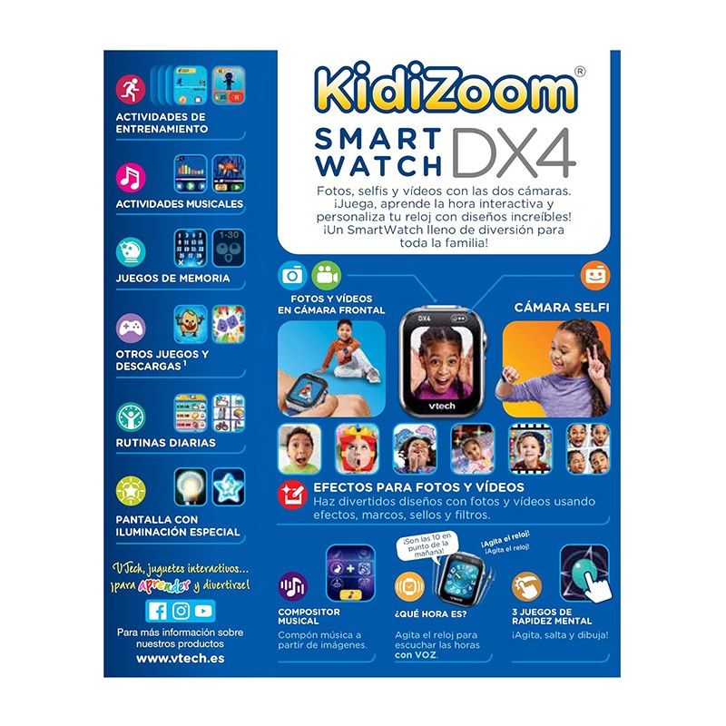 Kidizoom Smartwatch DX4 Azul - Imagen 3