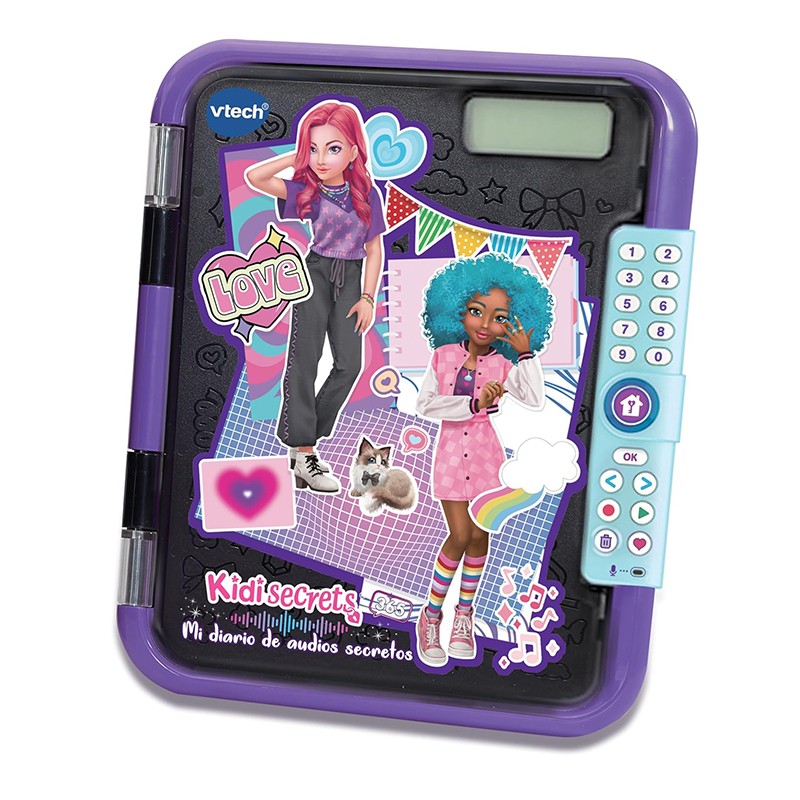 Kidisecrets 365 Mi Diario de Audios Secretos Negro