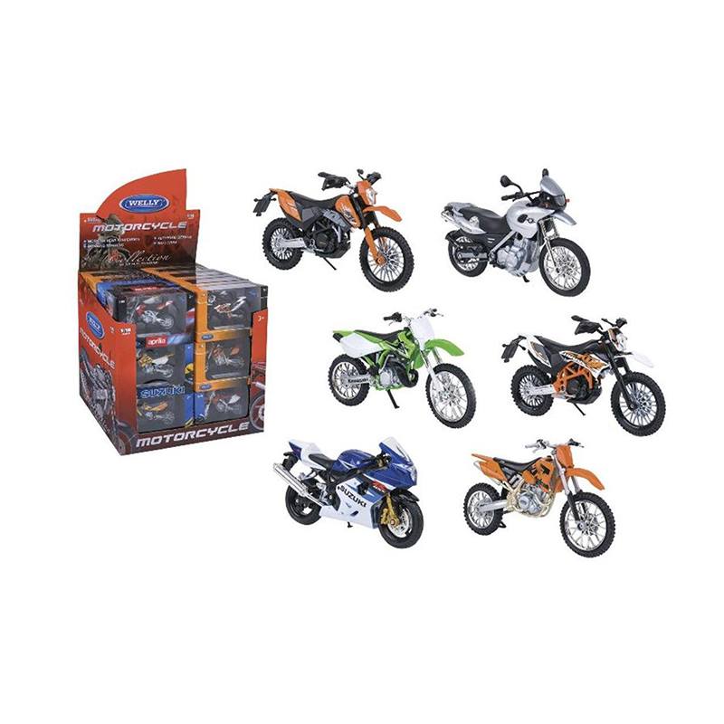 Moto Licencia Motocross 1:18
