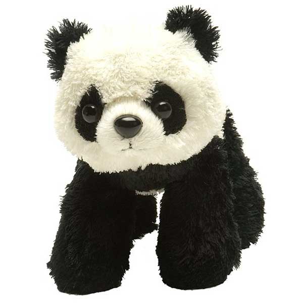 Urso Panda de Peluche 21cm - Imagem 1