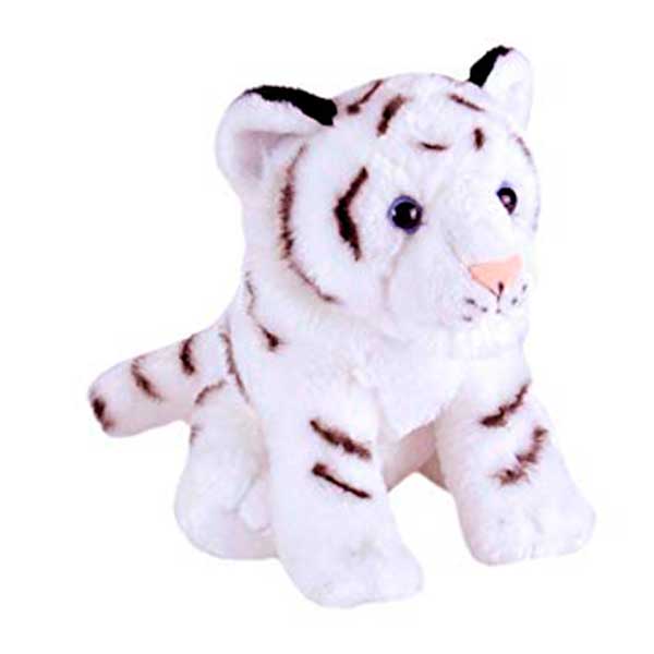 Peluche Tigre Branco 30cm - Imagem 1
