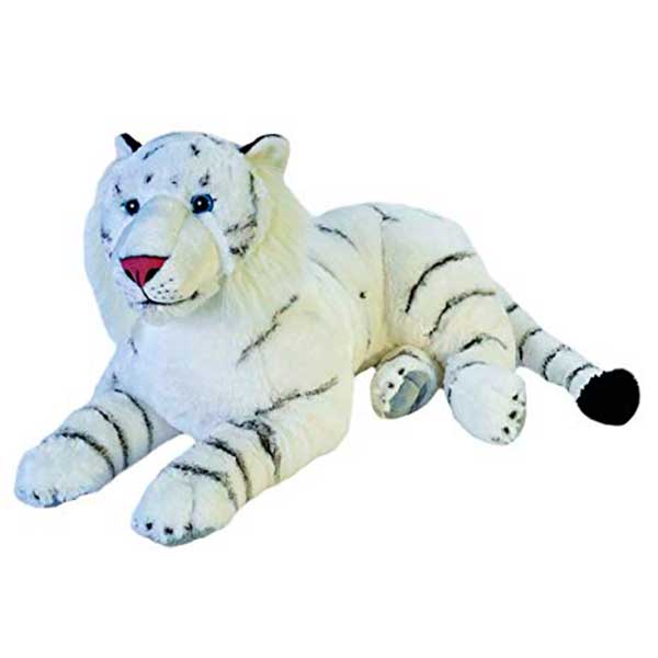 Peluche Tigre Blanco Jumbo 76cm - Imagen 1