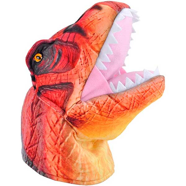 Peluche Marioneta Dinosaurio T-Rex con Sonidos 20 cm - Imagen 1
