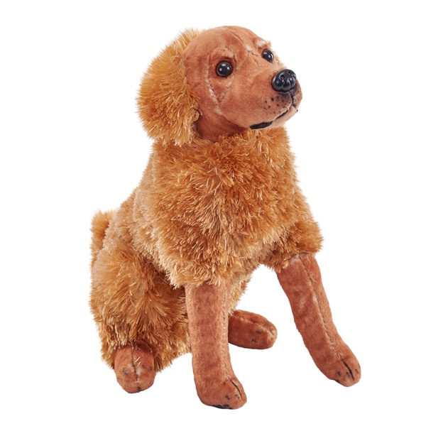 Pelúcia Cão Golden Retriever com Som 14cm - Imagem 1