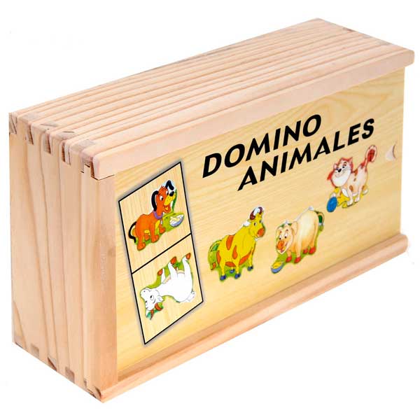 Domino de Madera Animales - Imagen 1