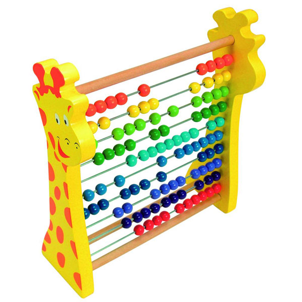 Abacus Jirafa Madera Colores - Imatge 1