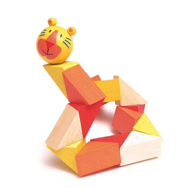 Animalito Formas Madera - Imagen 1