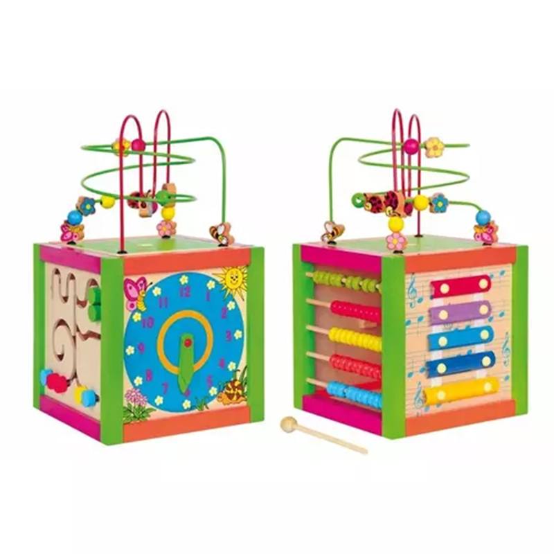 Cubo Psicomotricidad Infantil Madera - Imagen 1