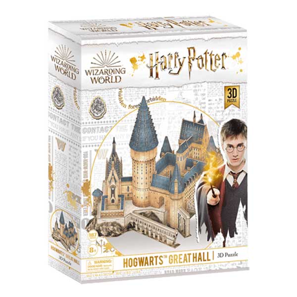 Harry Potter Puzzle 3D Grande Salão Hogwarts - Imagem 1