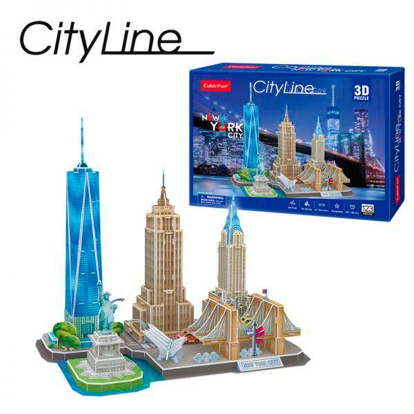Puzzle 3D New York City Line 123p - Imatge 1
