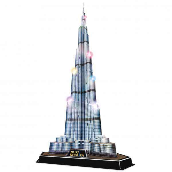 Puzzle 3D Burj Khalifa LED - Imagem 1