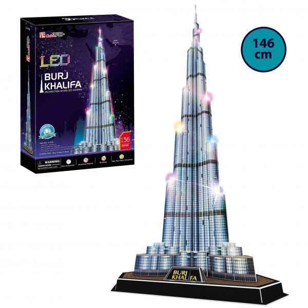 Puzzle 3D Burj Khalifa LED - Imagem 2