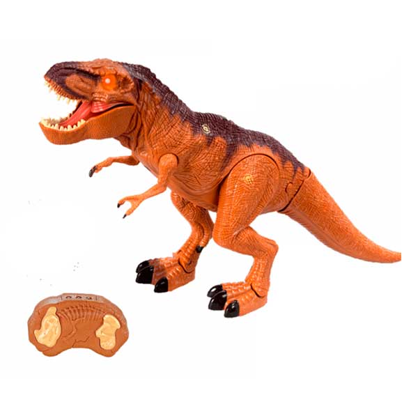 Brinquedo Dinossauro T-rex Jurassic World Controle Remoto