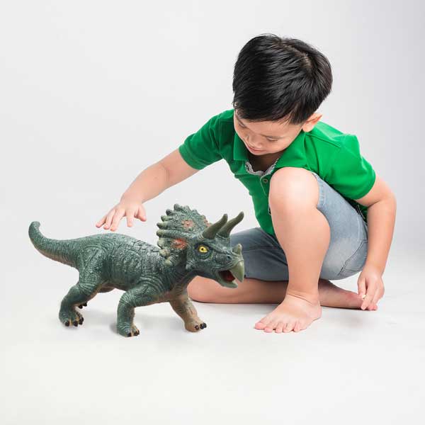 Dinossauro Triceratops Foam com Sons - Imagem 1
