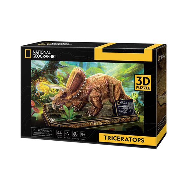National Geographic Puzzle 3D Triceratops - Imagen 2