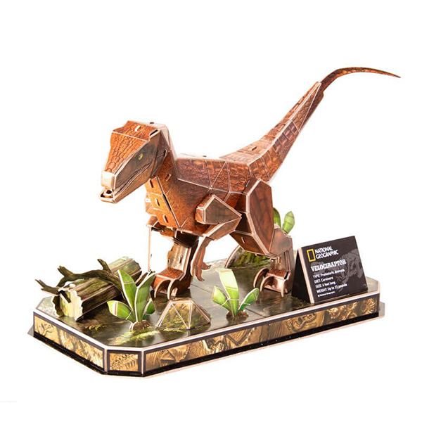 National Geographic Puzzle 3D Velociraptor - Imagen 3