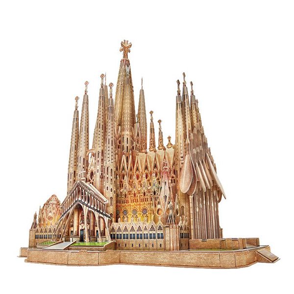 Puzzle 3D Sagrada Família com Leds - Imagem 1