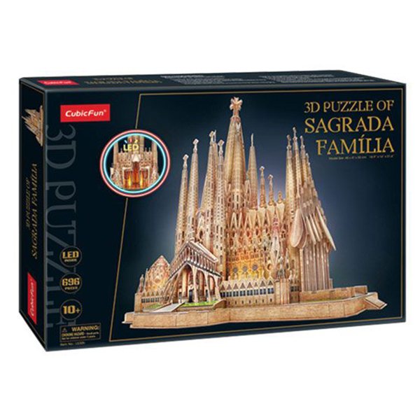 Puzzle 3D Sagrada Familia con Leds - Imagen 2