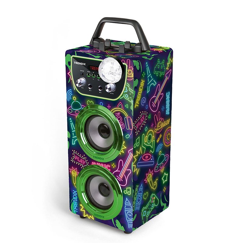 Karaoke infantil con microfonos Neon World - Imagen 1