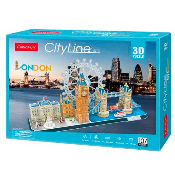 Puzzle 3D Londres City Line 107p - Imatge 1