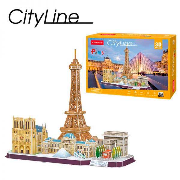 Puzzle 3D Paris City Line 114p