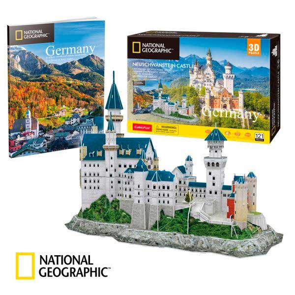 National Geographic Puzzle 3D Neschwanstein - Imagem 1