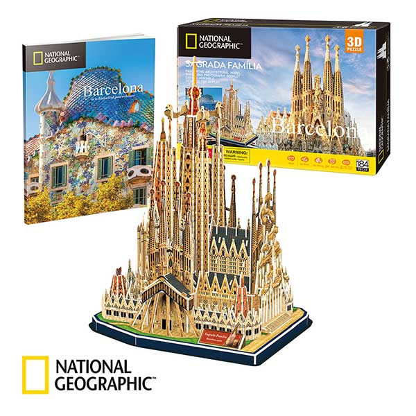 National Geographic Puzzle 3D La Sagrada Familia 184p - Imagem 2