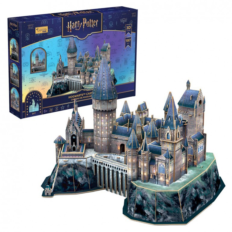 Harry Potter Maqueta Castillo de Hogwarts 3D 197p