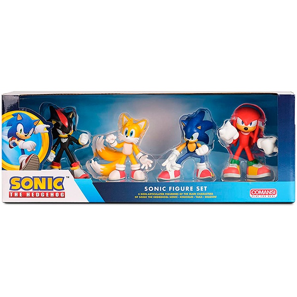 Sonic Conjunto 4 Figuras Família
