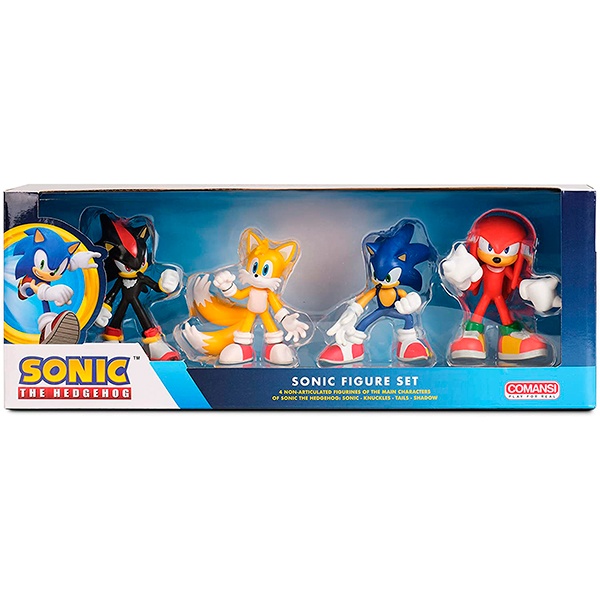 Sonic Conjunto 4 Figuras Família - Imagem 1