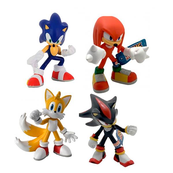 Sonic Conjunto 4 Figuras Família - Imagem 2