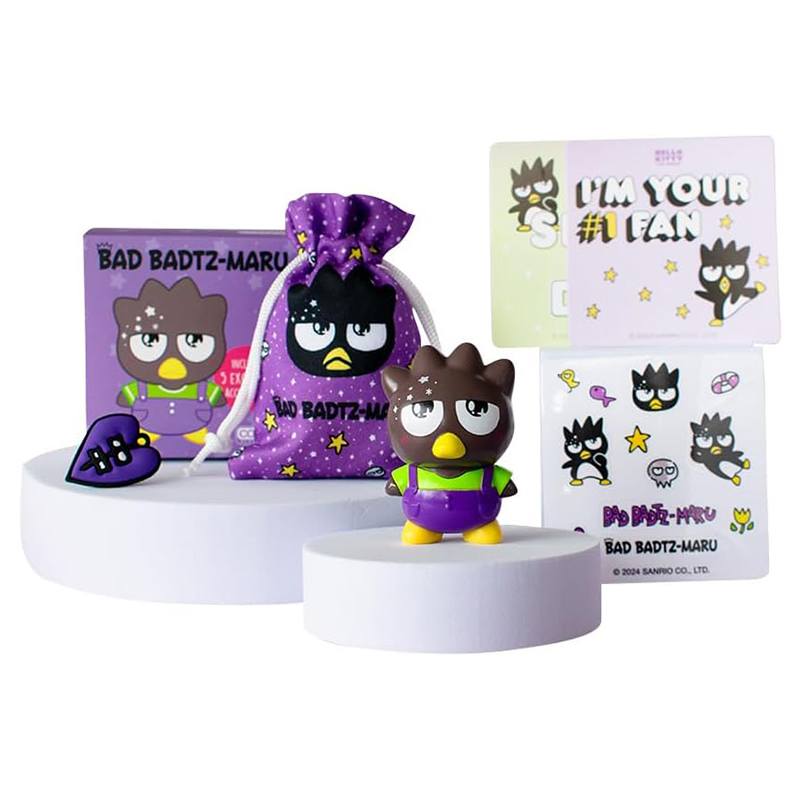 Hello Kitty Figura Bad Badtz-Maru con 5 Accesorios