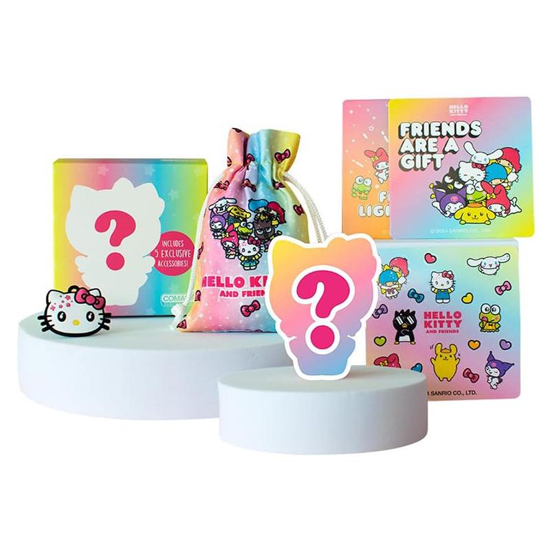 Figura Surpresa Hello Kitty com 5 Acessórios