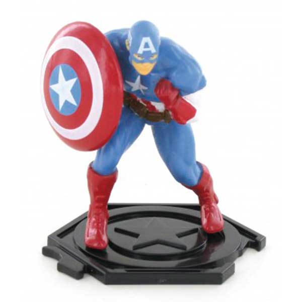 Os Vingadores da Marvel Figura Capitão América 9cm - Imagem 1