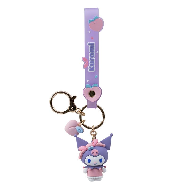 Hello Kitty Llavero con Figura Kuromi