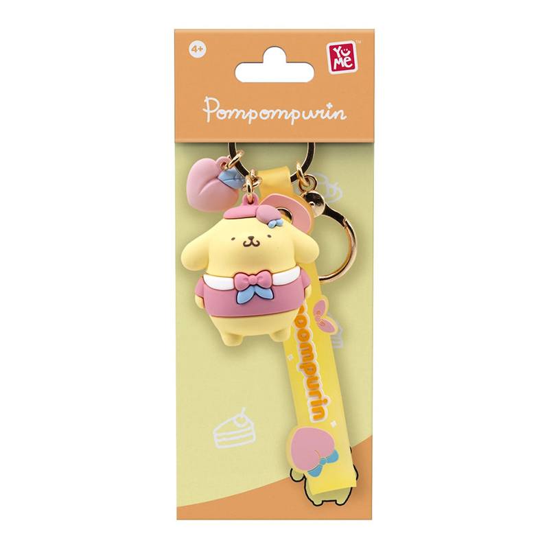 Hello Kitty Llavero con Figura Pompompurin - Imagen 1