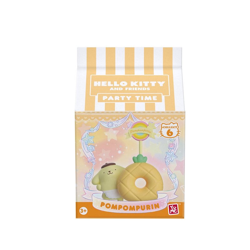 Hello Kitty Figura Pompompurin Party Time - Imagen 1