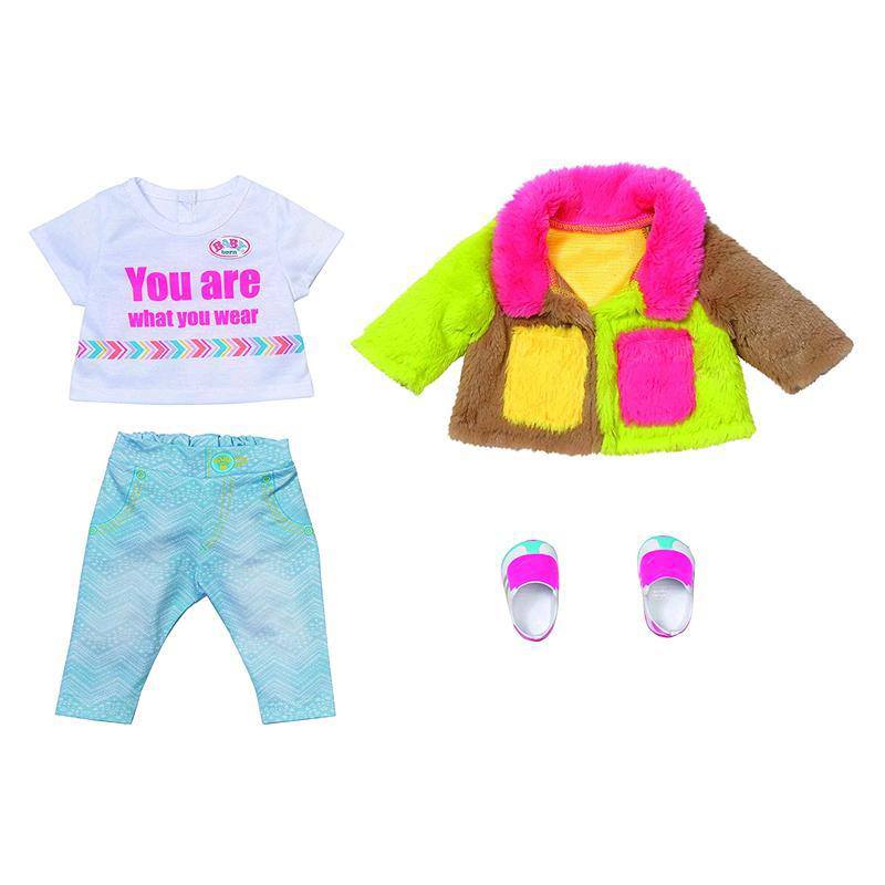 Baby Born Conjunto Abrigo de Colores 43cm - Imagen 1