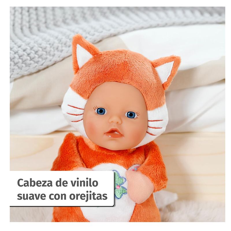 Baby Born Muñeca Suave Zorro - Imagen 5