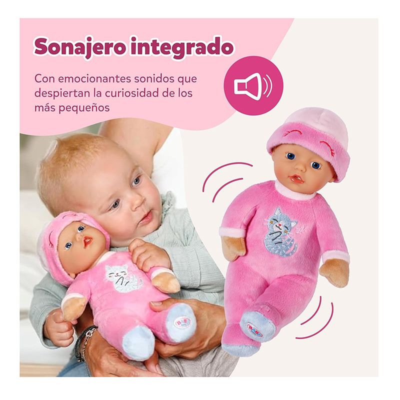 Baby Born for Babies Muñeca Sleepy Pink 30cm - Imagen 3