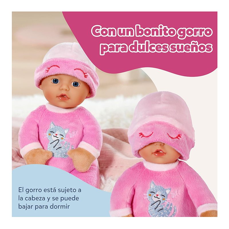 Baby Born for Babies Muñeca Sleepy Pink 30cm - Imagen 4