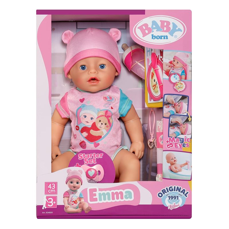 Baby Born Boneca Emma com Outfit 43cm