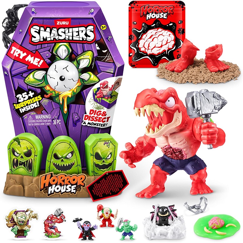 Smashers Horror House Figura Zombie Rex