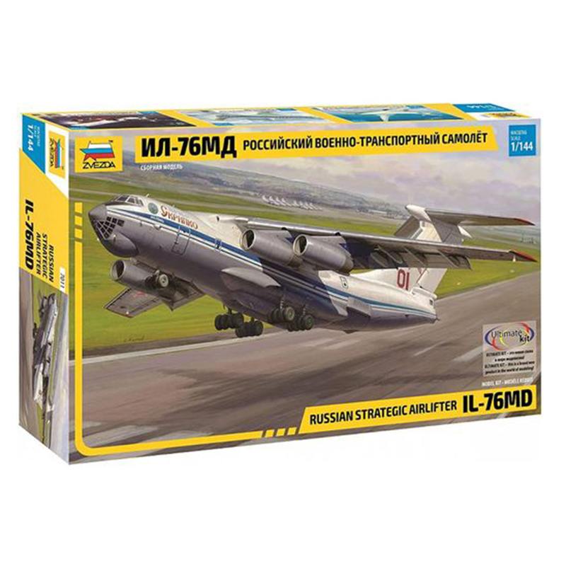 Zvezda Maquete Avião II-76md 1:144