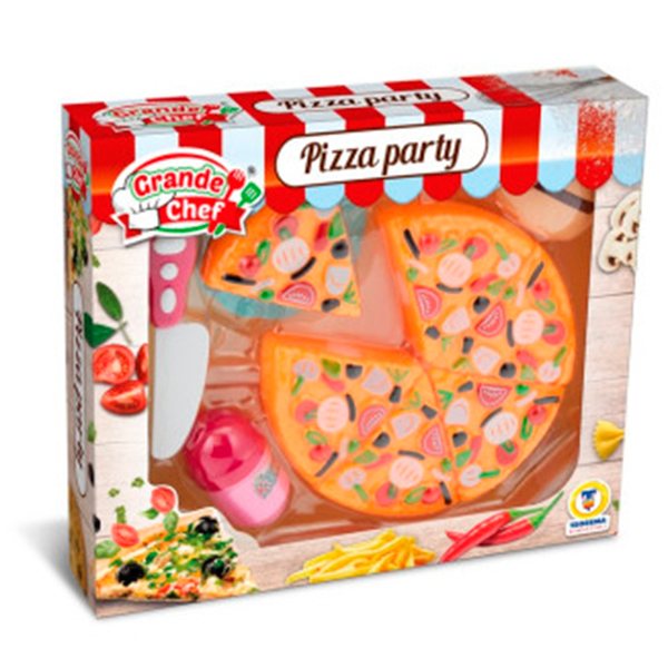 Conjunto Pizza y Accesorios Pizza Party - Imagen 1