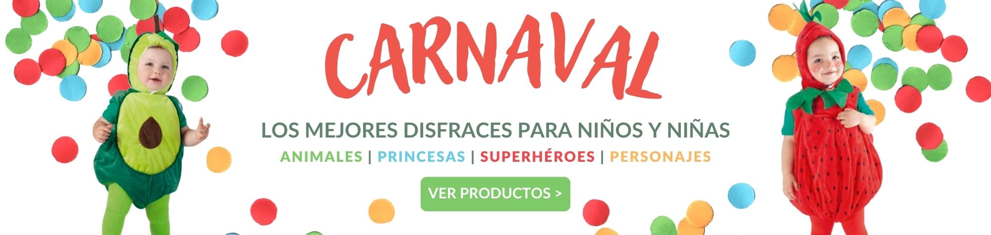 Disfraces infantiles Carnaval